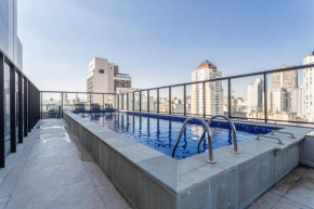 Prédio completo na Consolação com piscina no rooftop - Share Consolação
